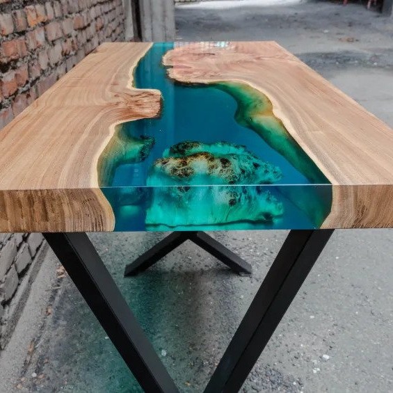 EPOXY RESIN RIVER COFFEE TABLE WORKSHOP